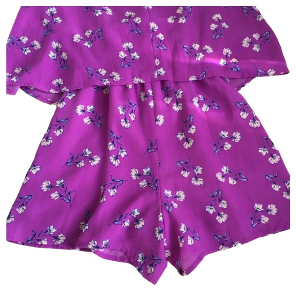 Gibson Dahlia Sleeveless Layered Romper NWT - XS - Picture 11 of 15